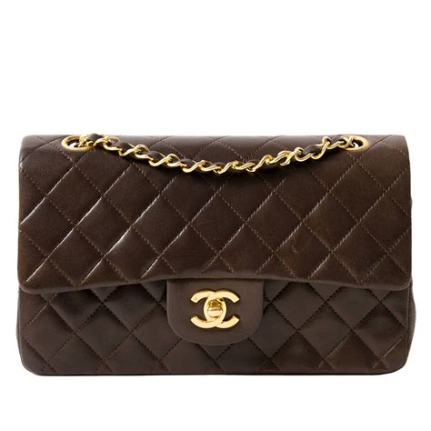 chanel brown classic flap|Chanel classic flap small price.